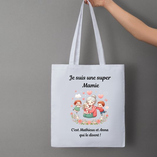 Sac Fourre-Tout (tot bag)Je suis une super Mamie