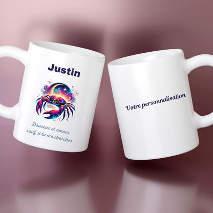 Mug Astrologique Cancer – 4 Choix de Personnalisation !