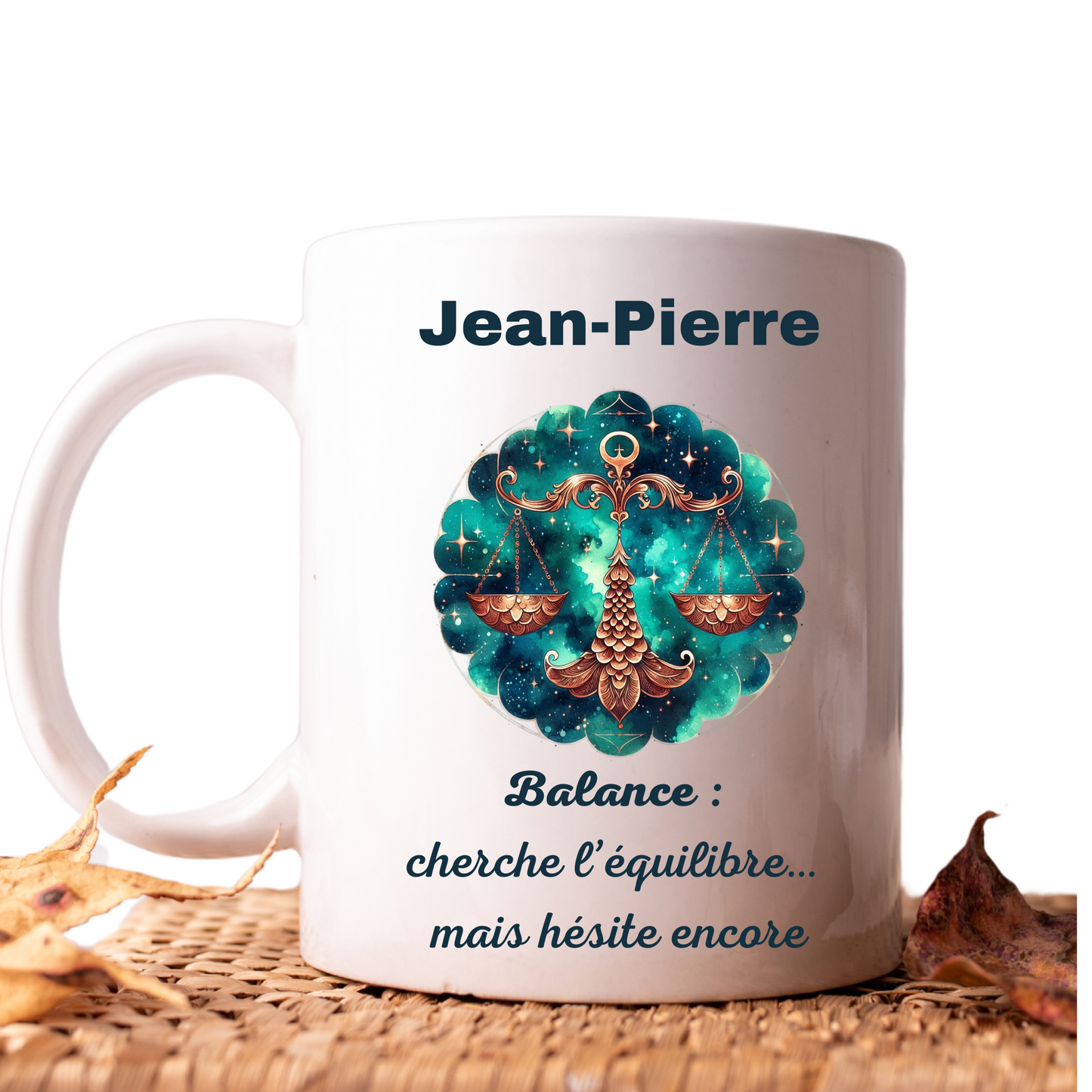 Mug Astrologique Balance – 4 Choix de Personnalisation !