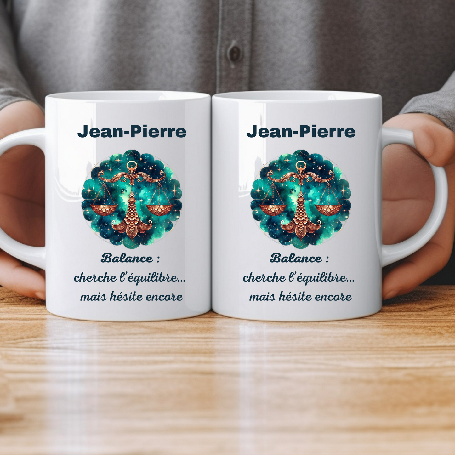 Mug Astrologique Balance – 4 Choix de Personnalisation !