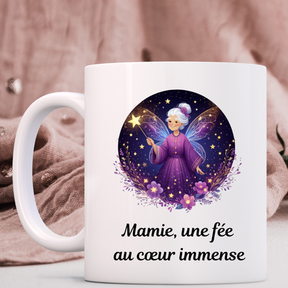 Mug Mamie, une fée au cœur immense