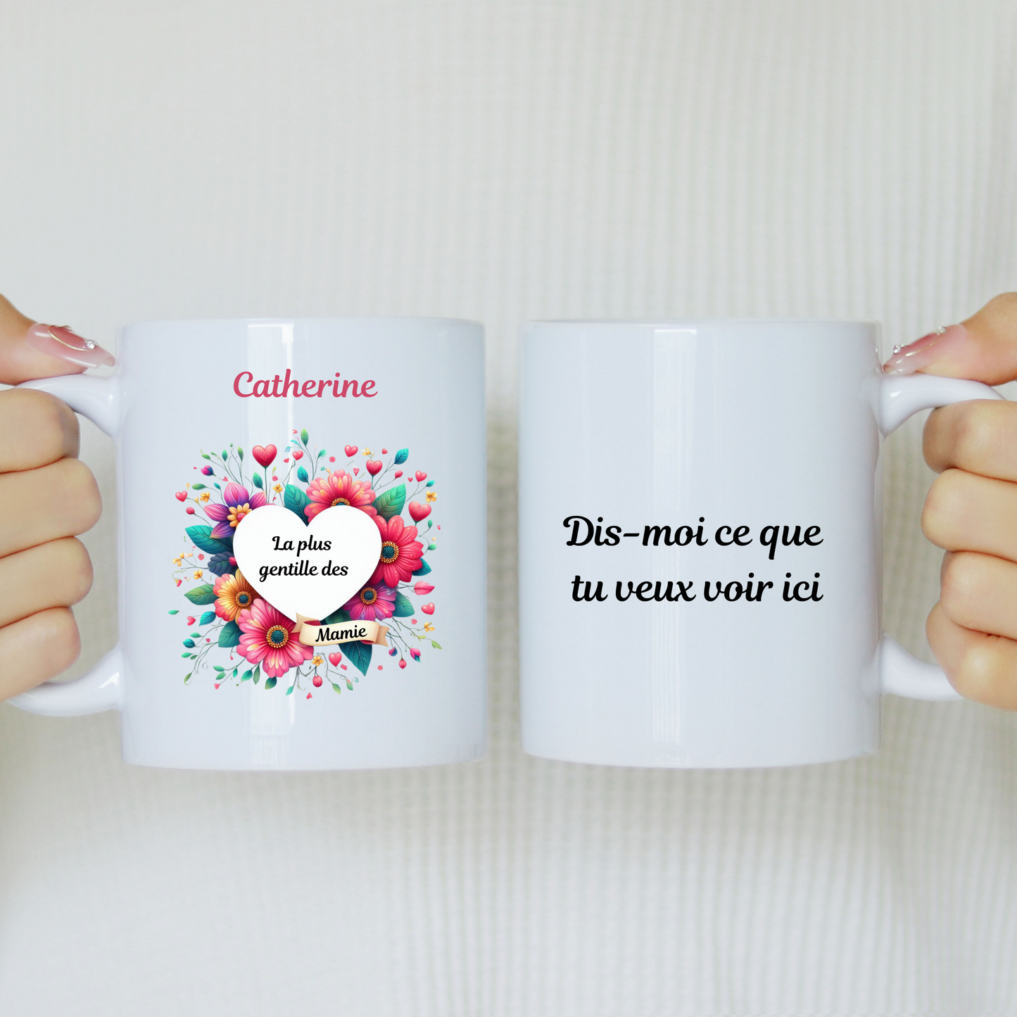 Mug La plus gentille des Mamies - Cadeau personnalisé